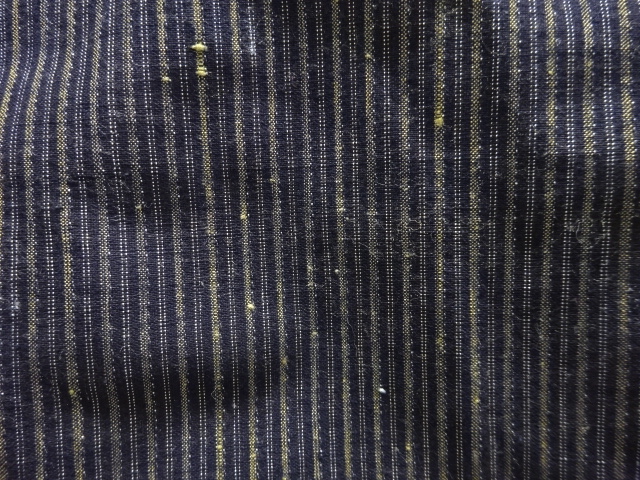  アンティーク　縞木綿着物